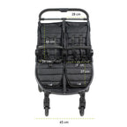2 capotas Gemelar Niu VentT Twin con funda para barra y arnés