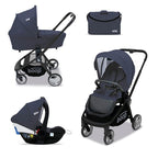 Cochecito Trio Asalvo GENIUS con bolso y plástico de lluvia
