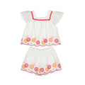 Conjunto bermuda Mayoral bordada