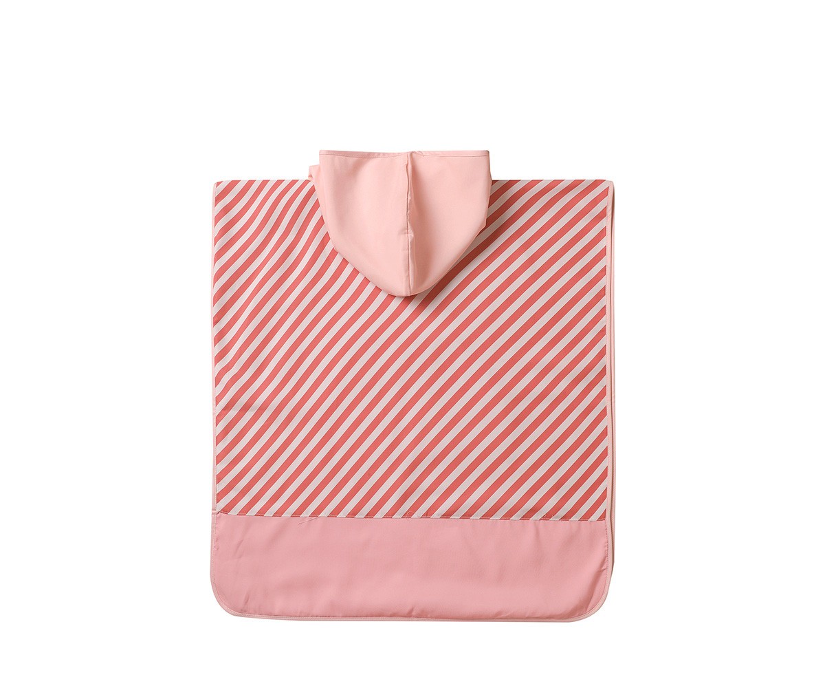 Poncho Monnëka Stripes Bloom & Blush