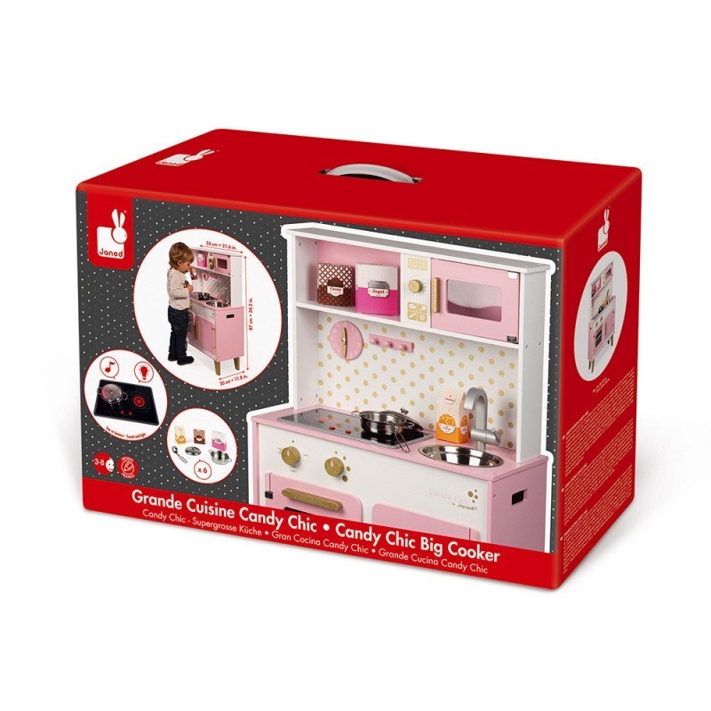 Gran cocina de madera Janod Candy Chic
