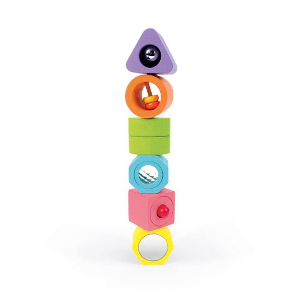 Puzle Janod con 6 figuras sensiorales