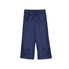 Pantalón largo Mayoral lino bordado