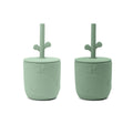 Pack de 2 vasos con pajita Done By Deer Peekaboo Wally