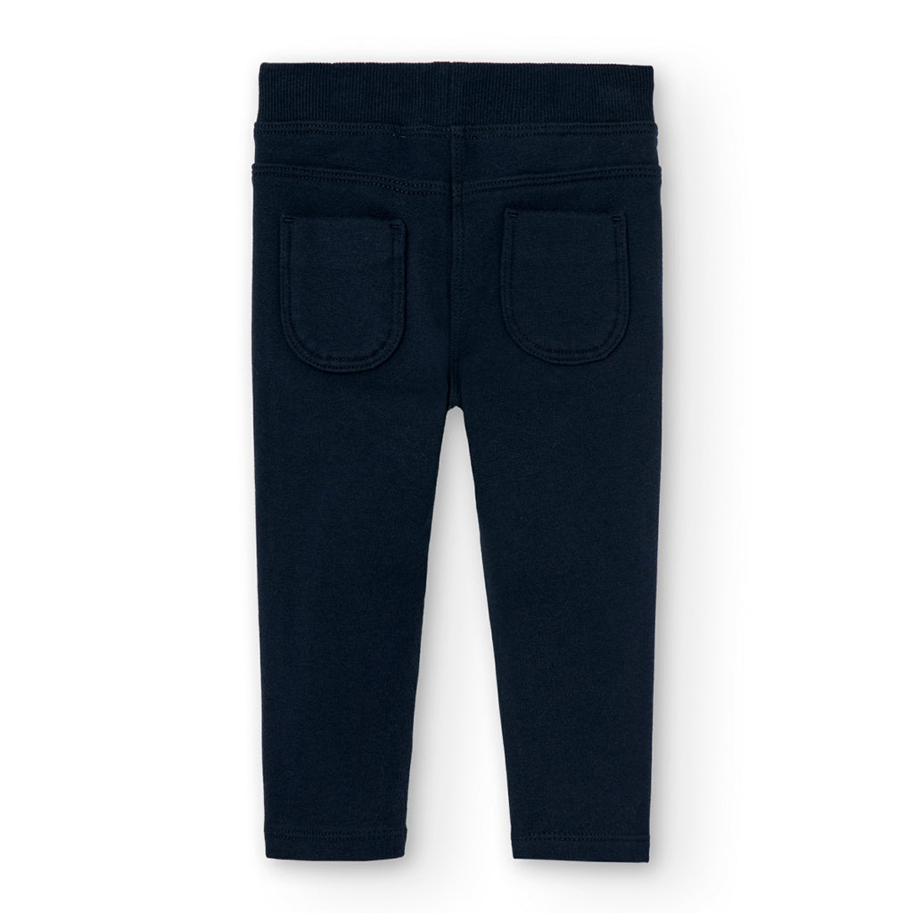 Pantalón Boboli felpa elástica perchada
