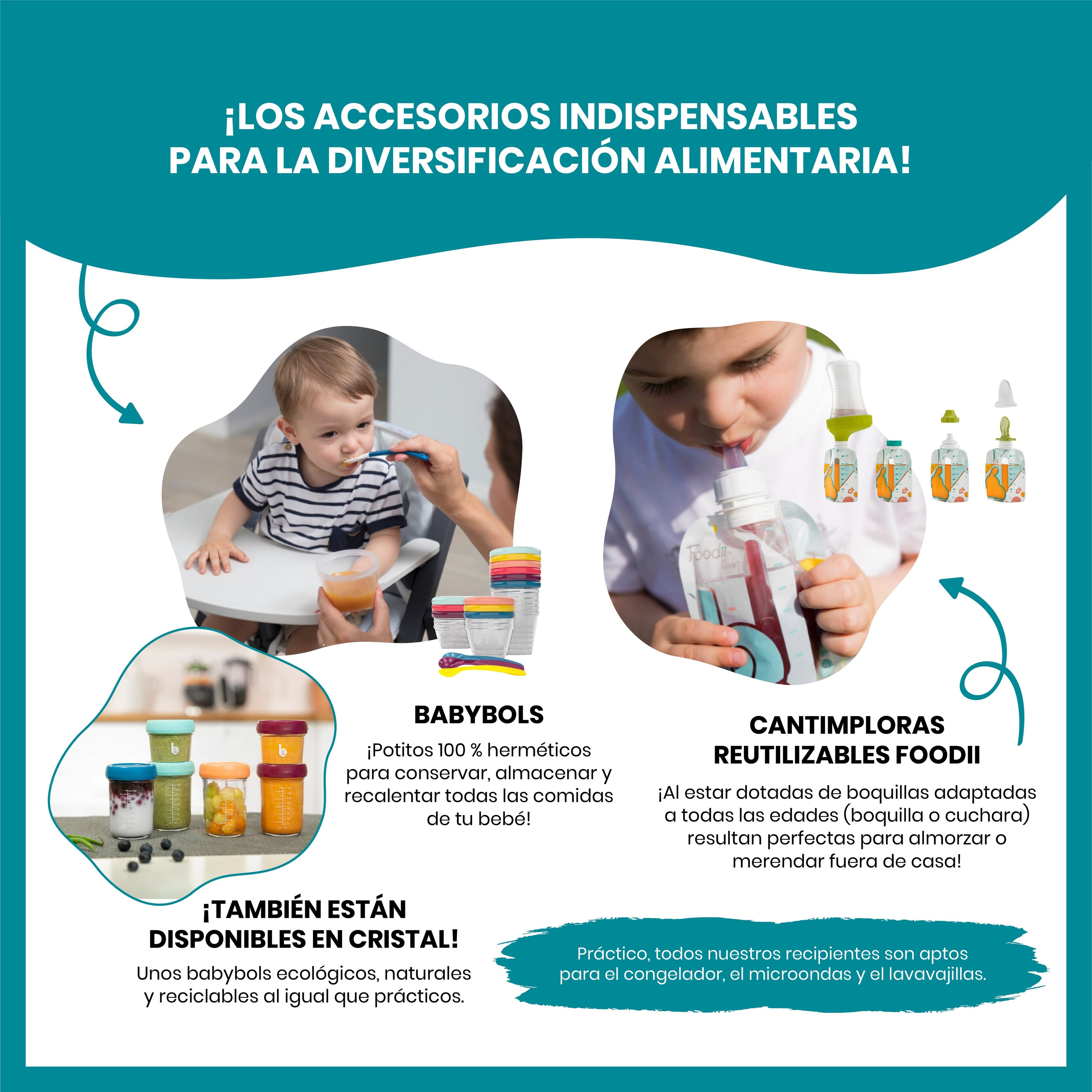 Robot de cocina Babymoov Nutribaby (+) batidora y vaporera
