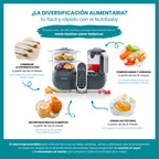 Robot de cocina Babymoov Nutribaby (+) batidora y vaporera