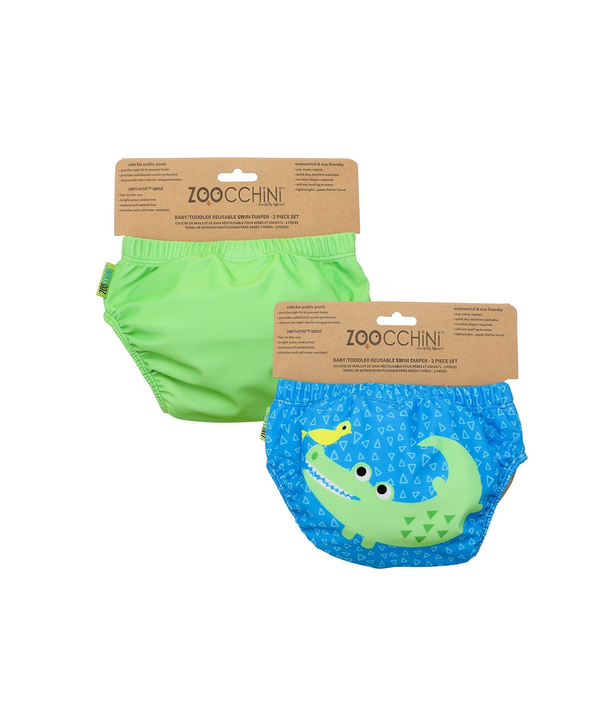 Bañador pack 2 Zoocchini Cocodrilo UPF 50