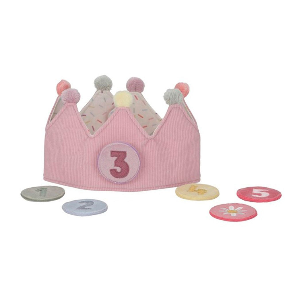 Corona de cumpleaños Little Dutch Números Rosa
