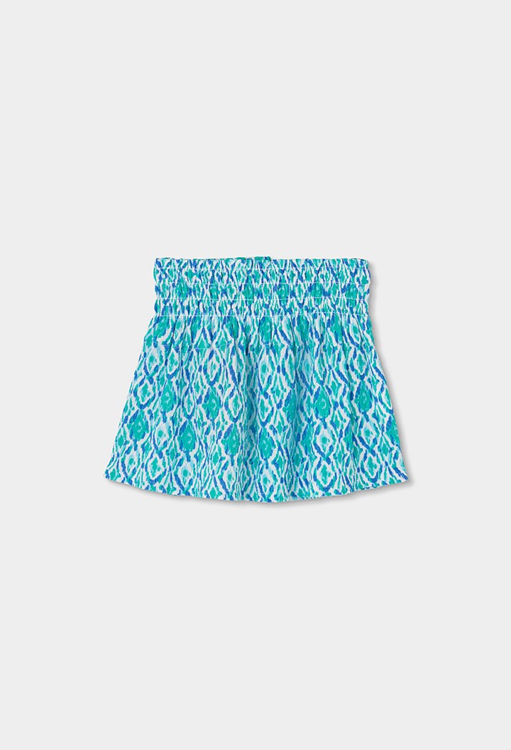 Falda Boboli en bambula estampada