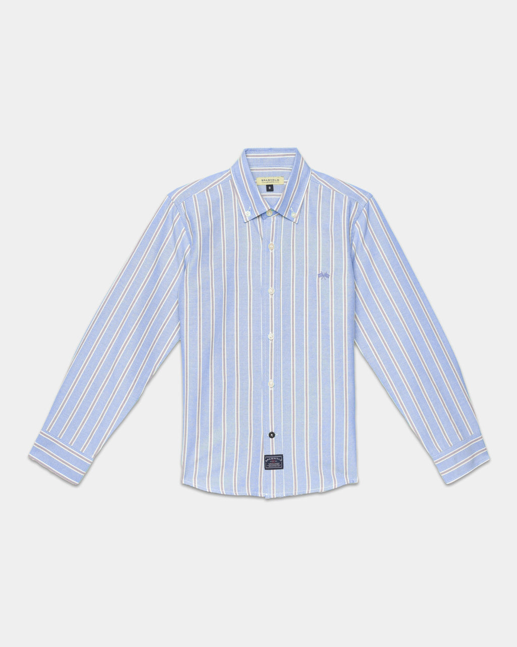 Camisa Spagnolo 7525 boton viyela cuadros