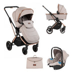 Cochecito Trio KikkaBoo ANGELE con bolso