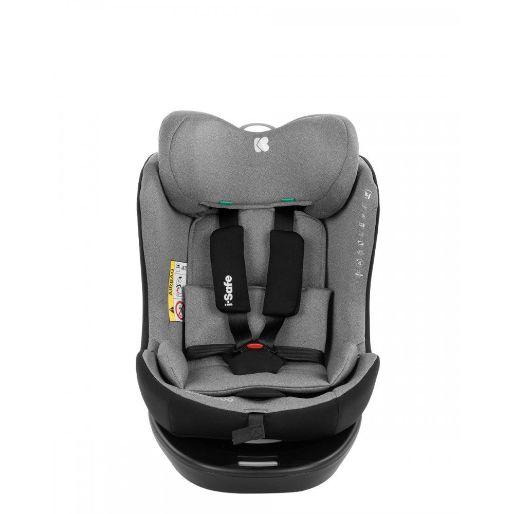 Silla Auto KikkaBoo I SAFE I-Size 360º 40-150 cm (R129)
