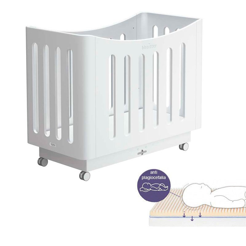 Cuna inteligente de 120 x 60 MICUNA BBSITTER  con colchón opcional