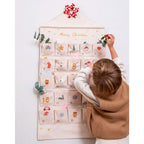 Calendario Adviento Monnëka Navidad Bordado