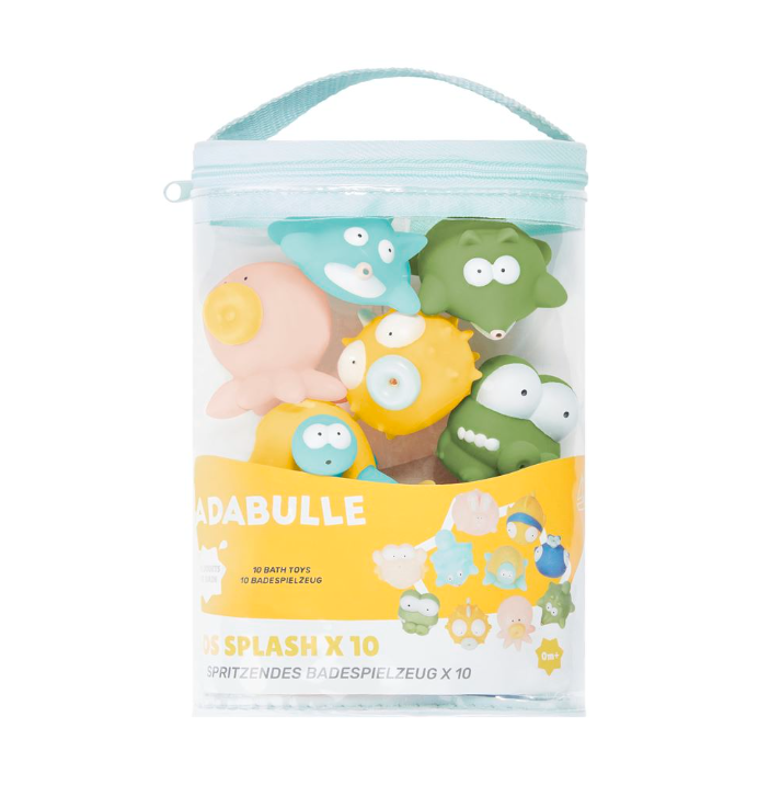 Juego de Baño 10 u Badabulle Rigolos Splash de Babymoov