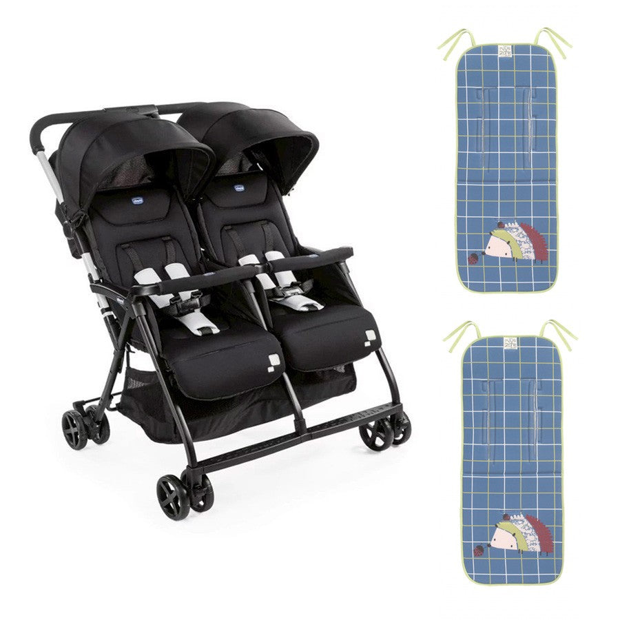 Silla Paseo Gemelar Chicco Ohlala TWIN con accesorios