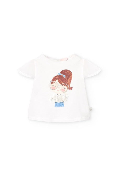 Camiseta Boboli punto elástico