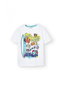 Camiseta Boboli punto manga corta