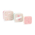 3 Cajas Almuerzo Tutete Blossom Birds