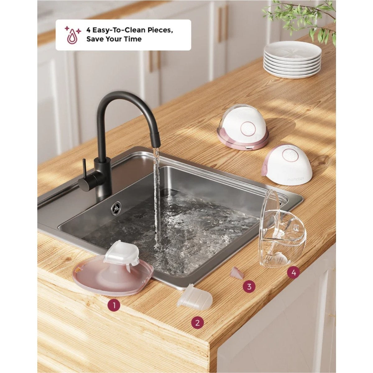 Sacaleches doble portatil Momcozy m6
