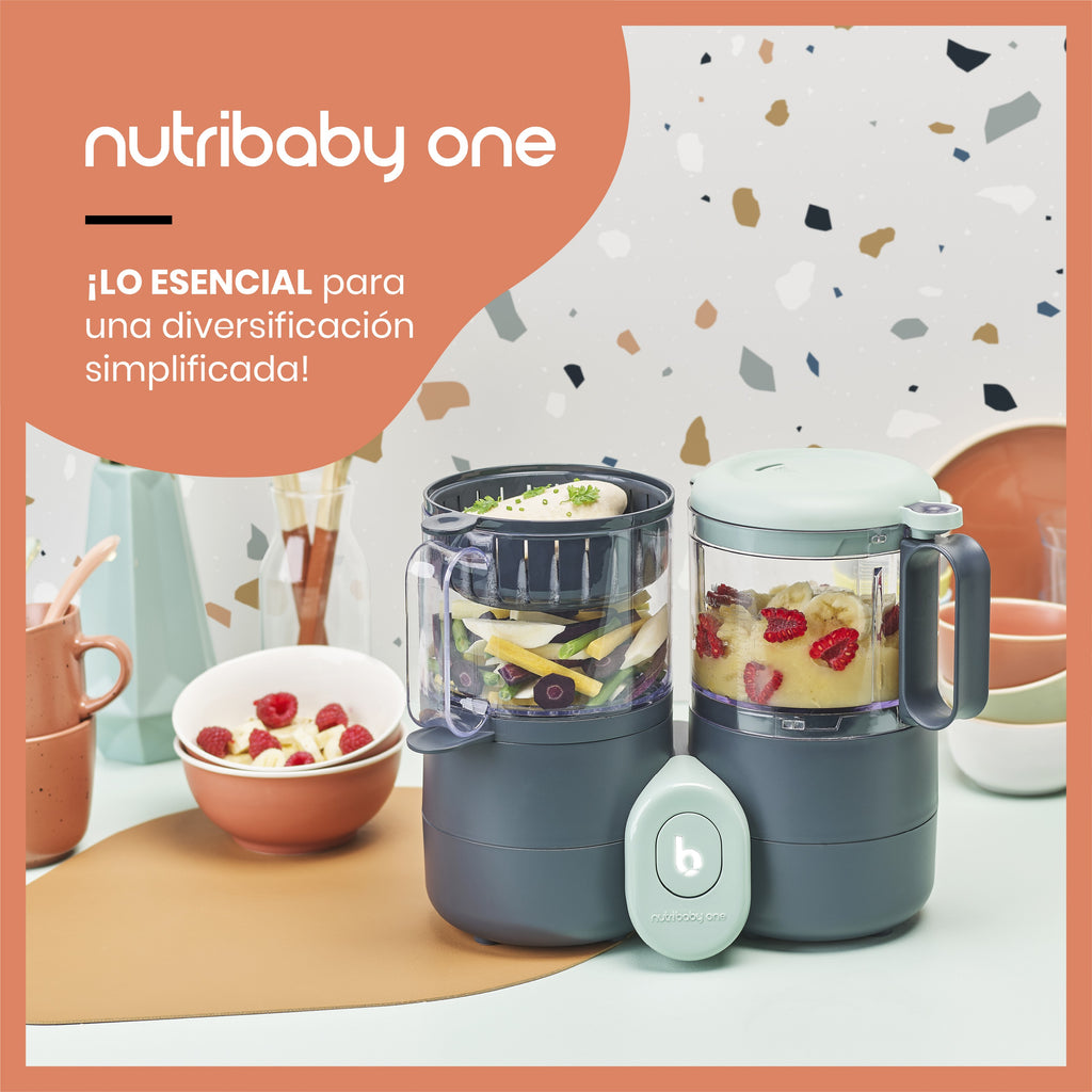 Robot de cocina Babymoov Nutribaby ONE batidora y vaporera