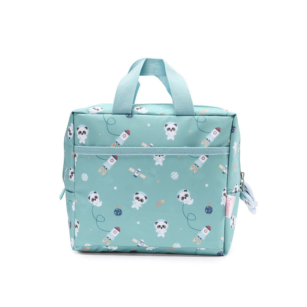Bolsa merienda térmica Tutete Pandas in Space Personalizable