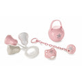 Set Regalo Bebé Jané con sonajero pinza caja y chupe de silicona