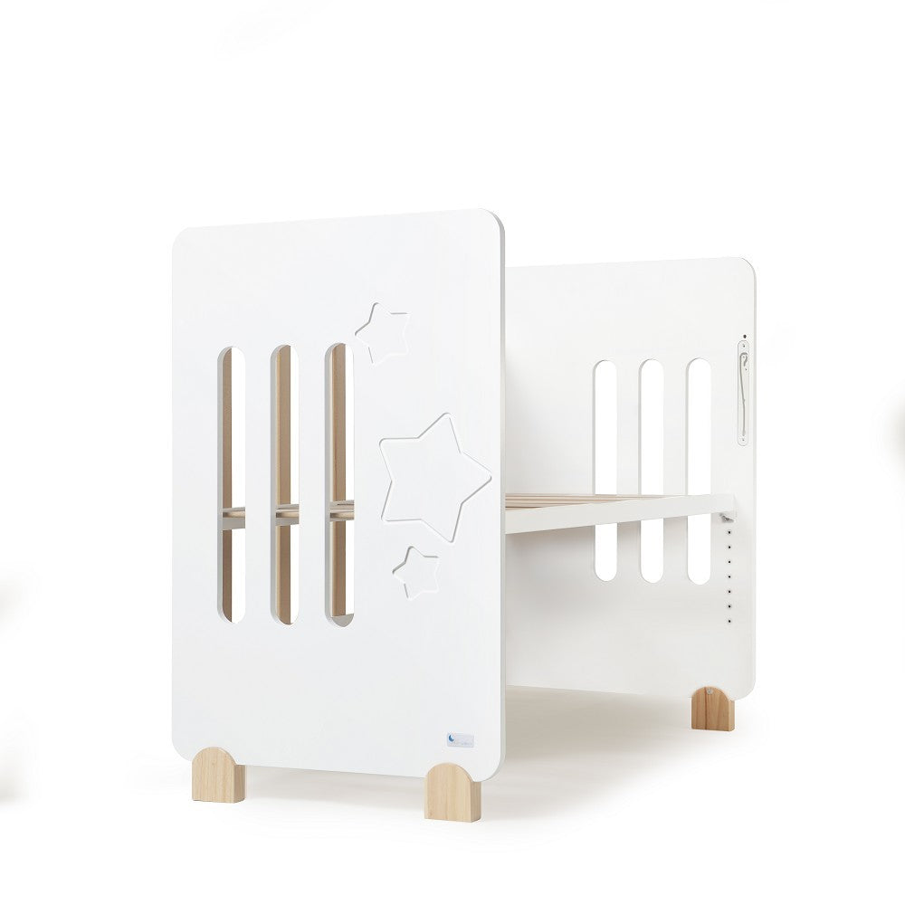 Cuna colecho Interbaby STAR NATURE incluye ruedas y patas natural