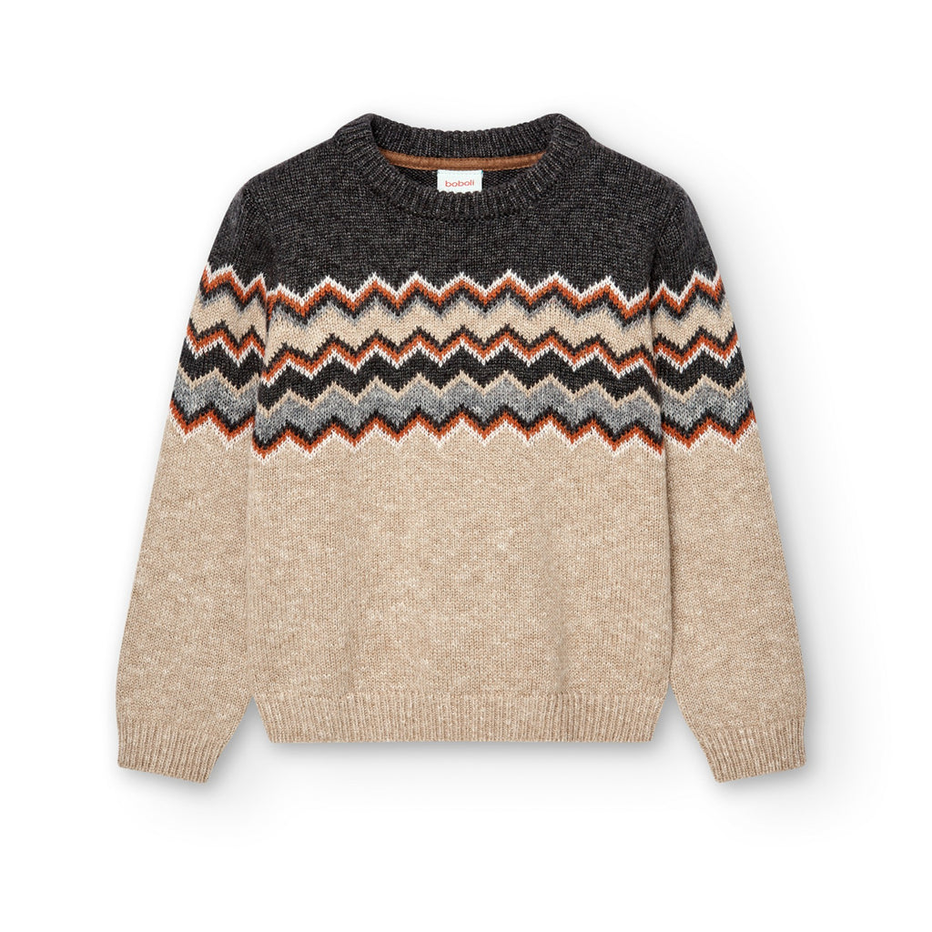 Jersey Boboli tricotosa jacquard