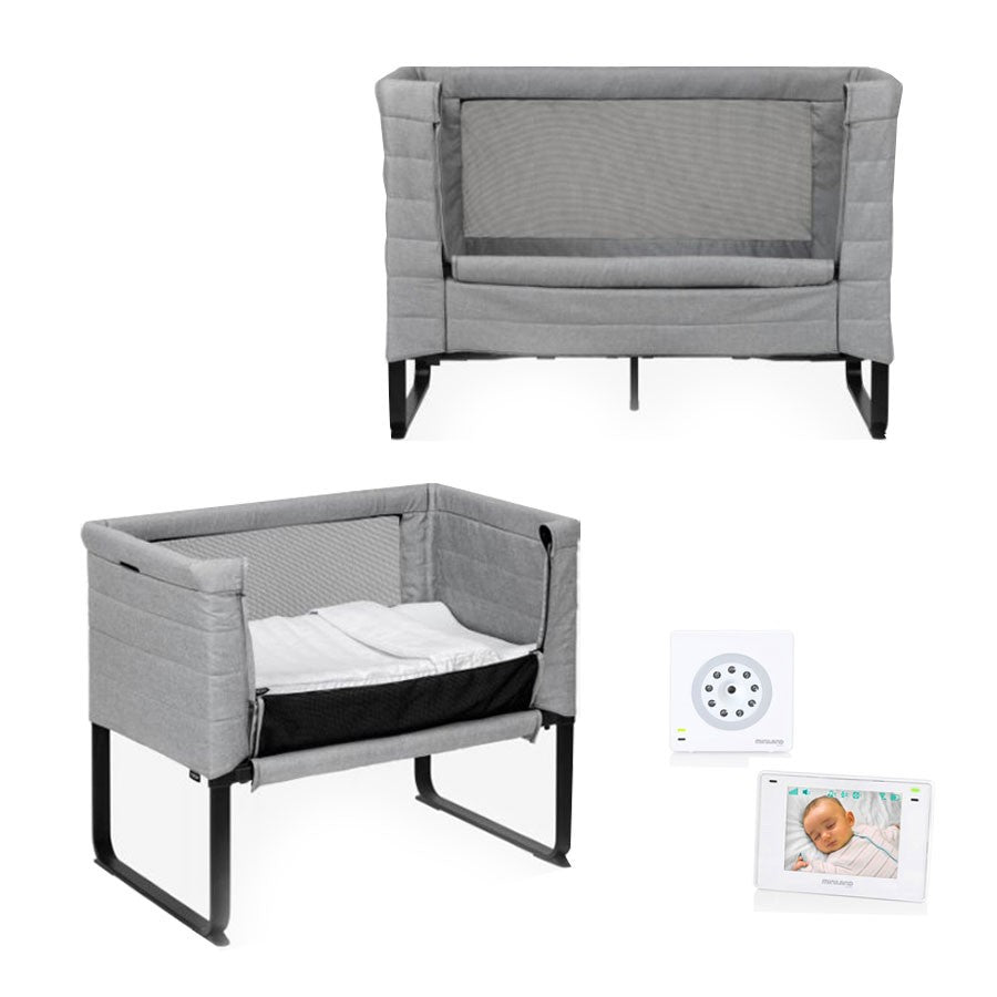 Minicuna colecho Casualplay From Bedside Cradle + kit + vigilabebe