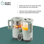 Robot de cocina Babymoov Nutribaby Glass de vidrio Celadon Green