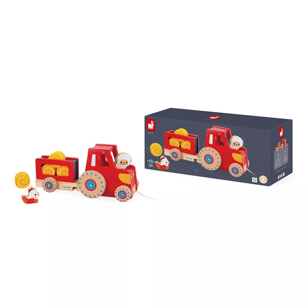 Tractor con Cuerda de Arrastre Janod