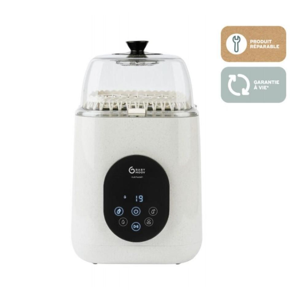 Robot Lavabiberones Babymoov Esterilizador Nutriwash Mineral Beige