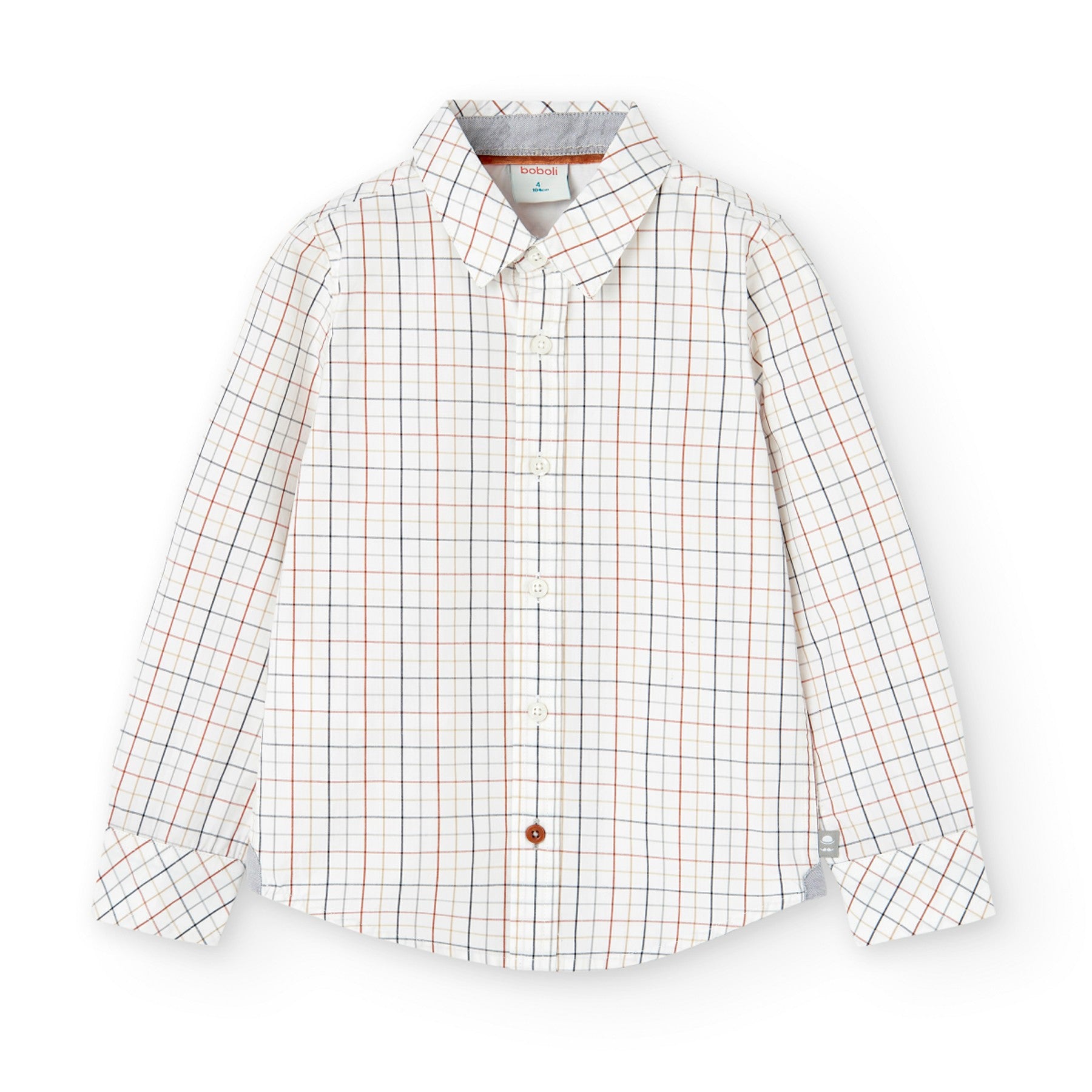 Camisa popelín Boboli cuadros