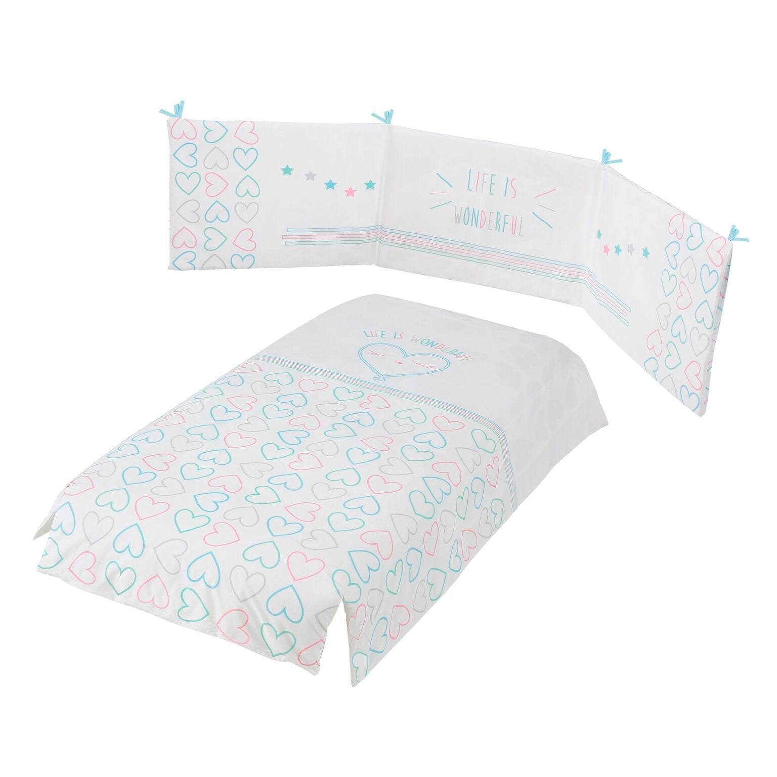 SUPERPACK GEMELAR Micuna Wonderful 120*60 con edredon y protector Wonderful