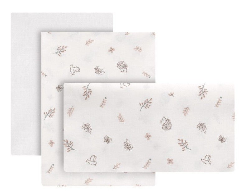 Sábana Cuna 3 Pcs Cambrass 60x120x1 cm Calma