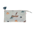 Estuche 3 Compartimentos Tutete Dinos World Personalizable