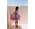 Bolso de Playa con Rejilla Personalizable Monnëka Whale Pink