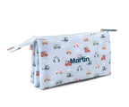 Estuche 3 compartimentos Tutete City Cars Personalizable