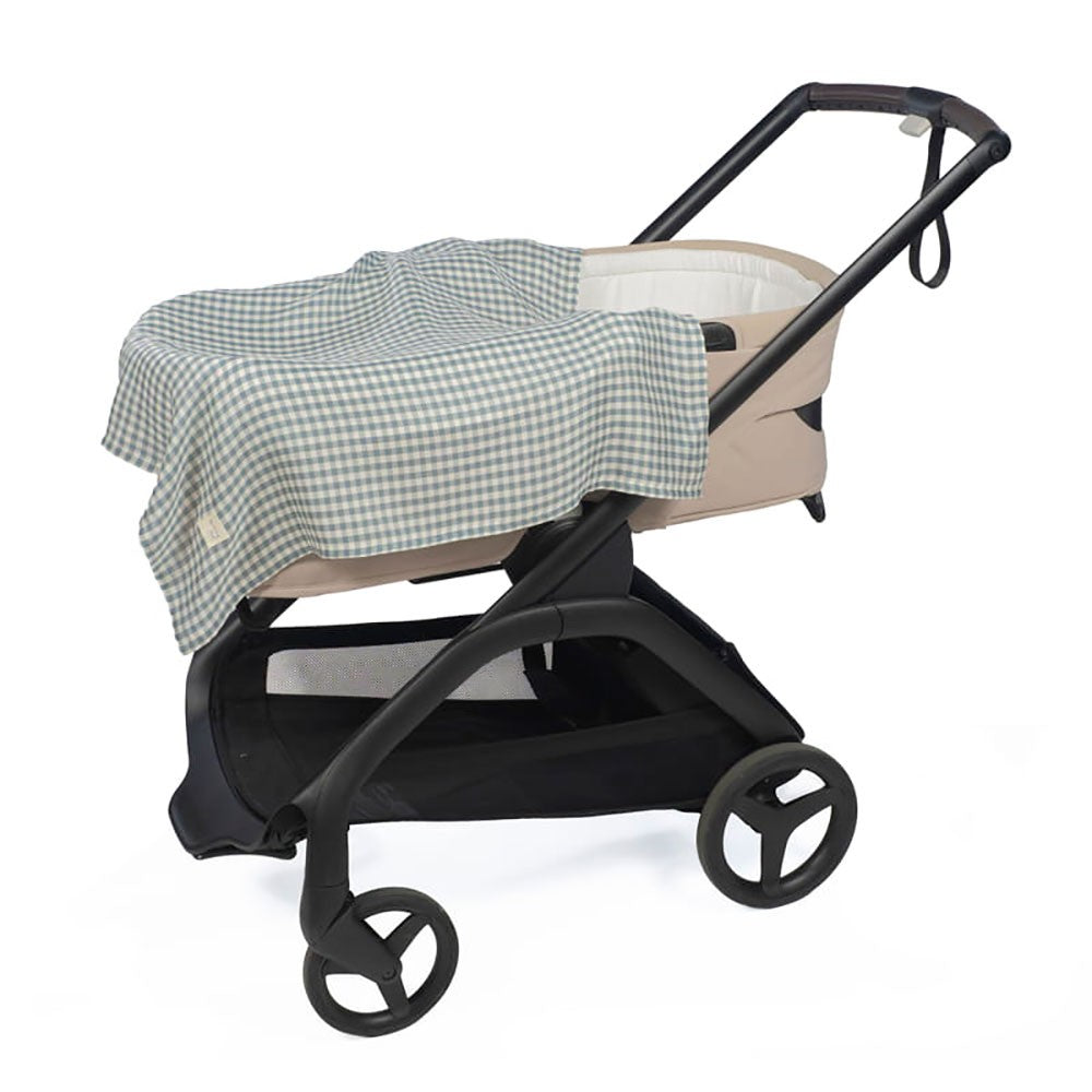 Set 2 Muselinas Walking Mum Praliné Rayas y Vichy