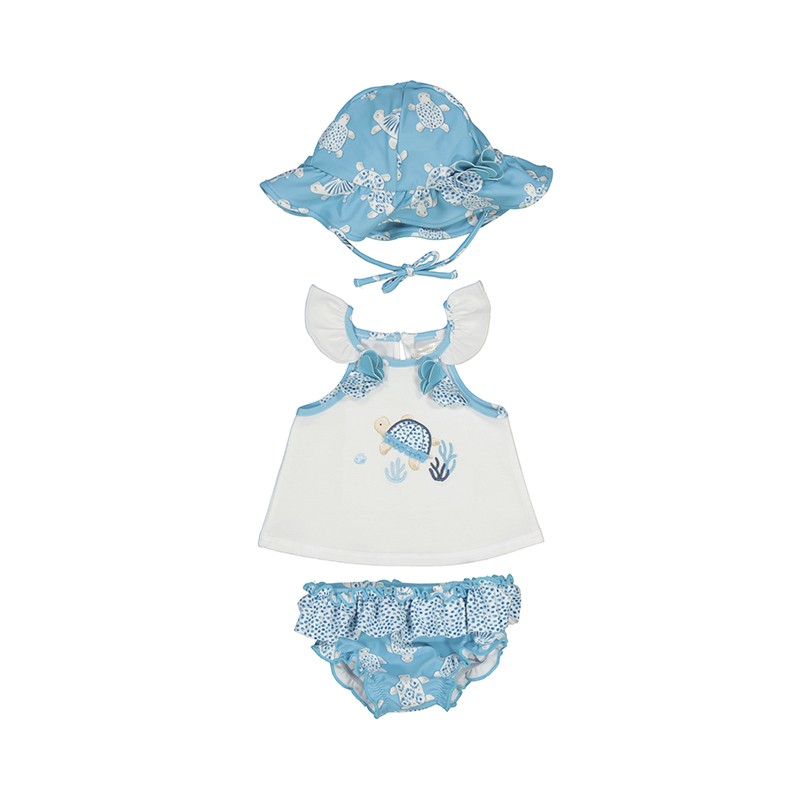 Conjunto baño y gorro Mayoral