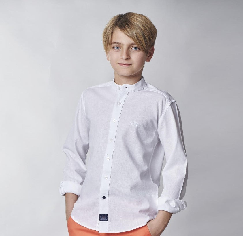 Camisa Spagnolo 4600 cuello mao lino