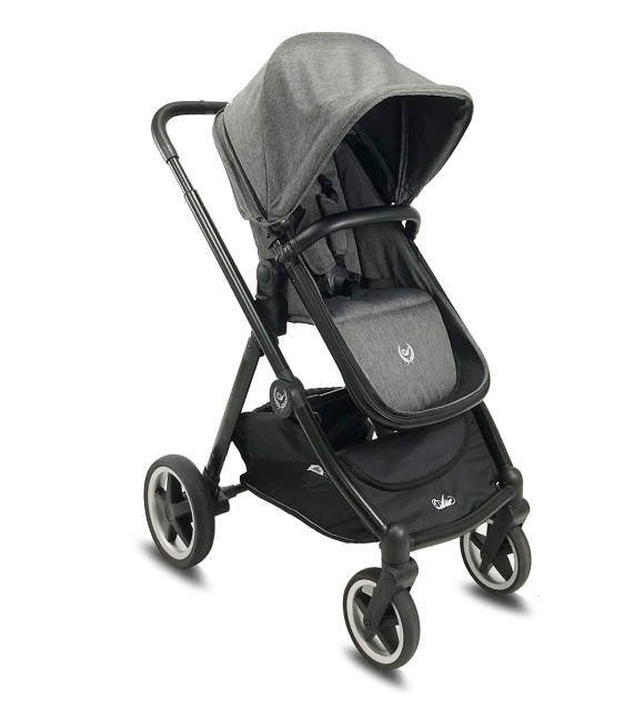 Cochecito duo Arrue OBE con plastico de lluvia