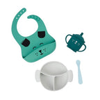 Kit de vajilla de silicona 15-24 meses Babymoov LEARN'ISY