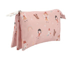 Estuche 3 Compartimentos Tutete Wild Fairies Personalizable