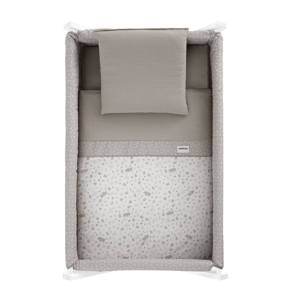 Minicuna tijera madera blanca Cambrass Abete