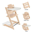 Trona Stokke Tripp Trapp con bandeja Baby Set² y cojin de regalo
