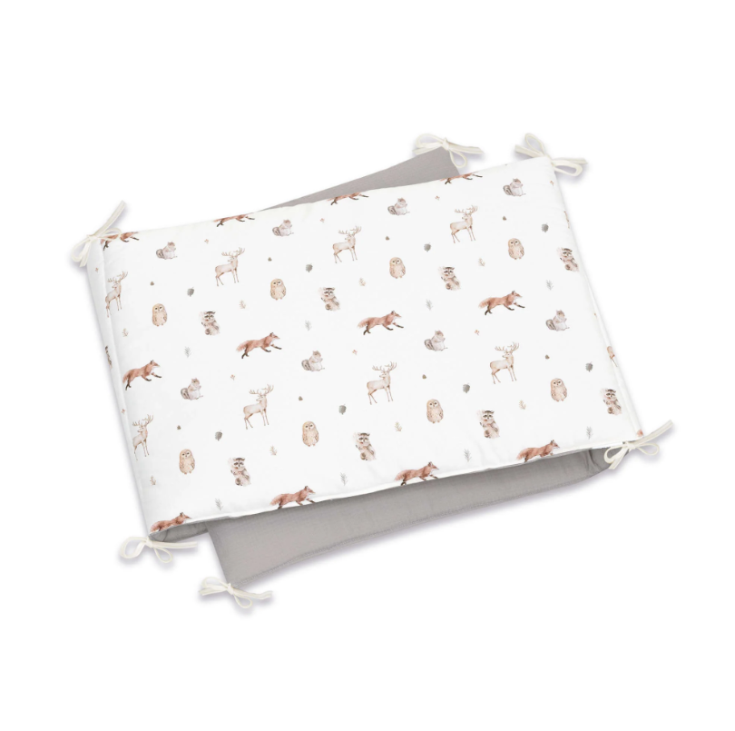 Protector Cuna-Cama Alondra 70x140 cm estampado Bosque Taiga
