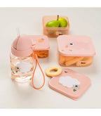 Botella con pajita Done By Deer Tiny Farm